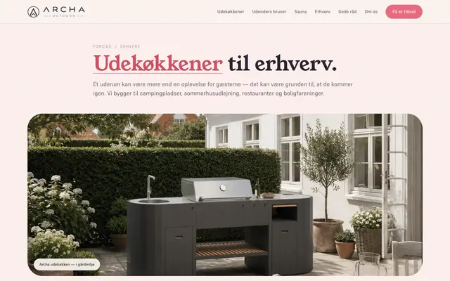 Siden erhverv hos Archa Outdoor
