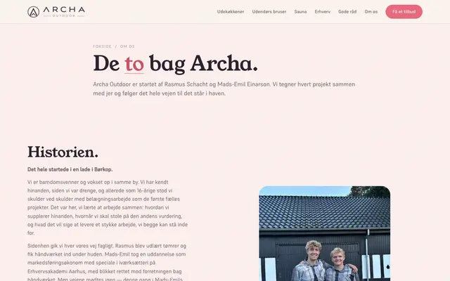 Siden om archa hos Archa Outdoor