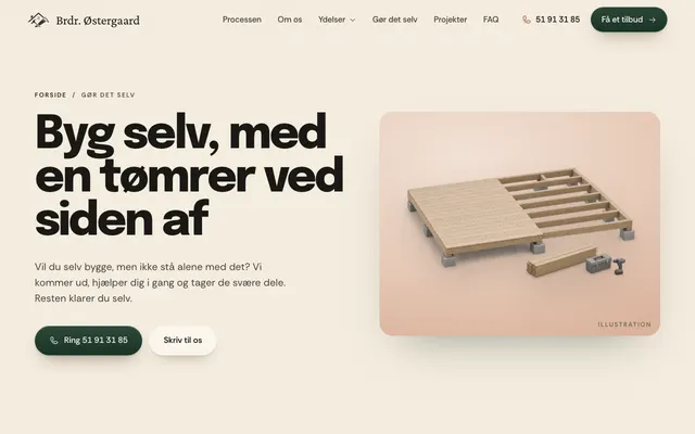 Siden gør det selv hos Brdr. Østergaard