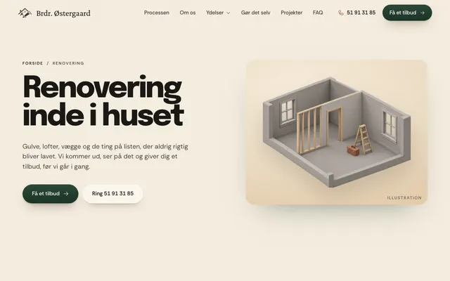 Siden renovering hos Brdr. Østergaard