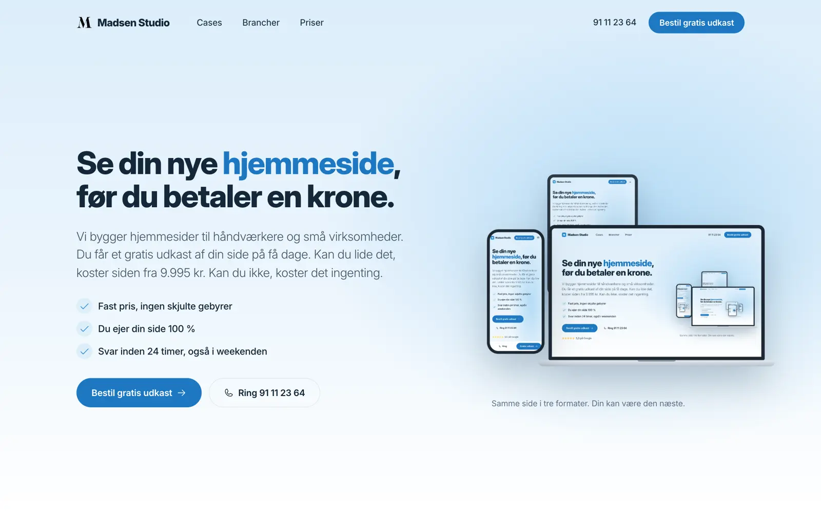 madsenstudio.dk på computer