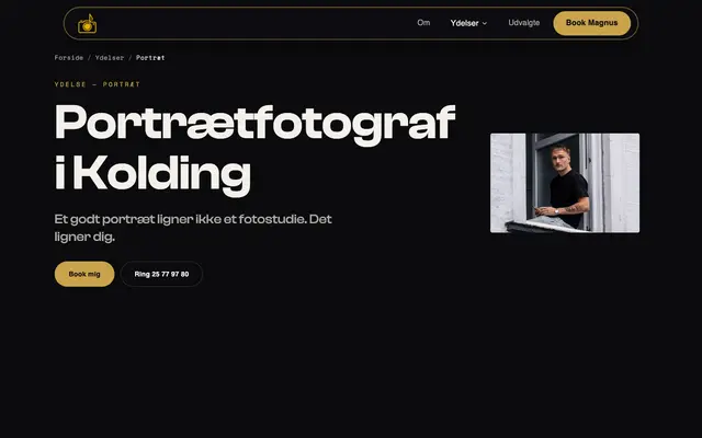 Siden portræt hos Sogard Photo